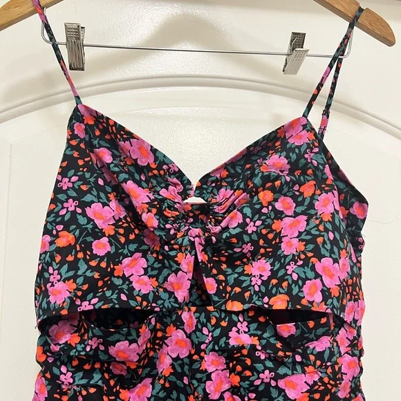 NWT Socialite Cutout Floral Midi Dress - Picture 4 of 12